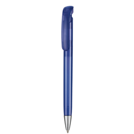 Kugelschreiber BONITA TRANSPARENT–ozean-blau TR/FR bedrucken, Art.-Nr. 12250_4333
