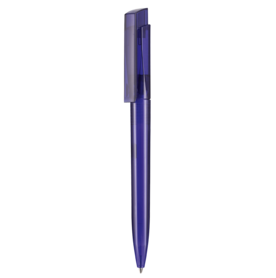 Kugelschreiber FRESH TRANSPARENT–ozean-blau TR/FR bedrucken, Art.-Nr. 15800_4333