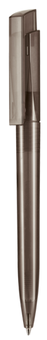 Kugelschreiber FRESH TRANSPARENT–smoke grey bedrucken, Art.-Nr. 15800_4507