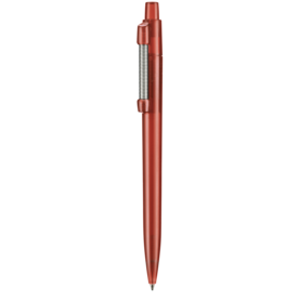 Kugelschreiber STRONG TRANSPARENT–kirsch-rot TR/FR bedrucken, Art.-Nr. 18200_3634