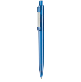Kugelschreiber STRONG TRANSPARENT–royal-blau TR/FR bedrucken, Art.-Nr. 18200_4303