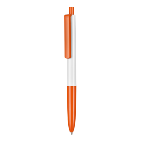 Kugelschreiber NEW BASIC–weiss/orange bedrucken, Art.-Nr. 19300_0101_0501