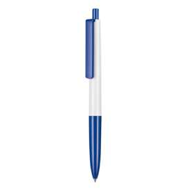 Kugelschreiber NEW BASIC–weiss/azur-blau bedrucken, Art.-Nr. 19300_0101_1300