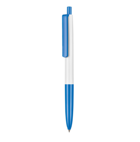 Kugelschreiber NEW BASIC–weiss/himmel-blau bedrucken, Art.-Nr. 19300_0101_1301