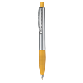 Kugelschreiber CLUB SILVER–mango-gelb TR/FR bedrucken, Art.-Nr. 28800_3505
