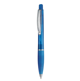 Kugelschreiber CLUB TRANSPARENT SI–royal-blau TR/FR bedrucken, Art.-Nr. 38800_4303 Kugelschreiber CLUB TRANSPARENT SI–royal-blau TR/FR bedrucken, Art.-Nr. 38800_4303