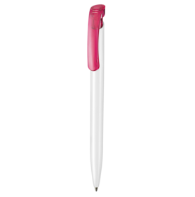 Kugelschreiber CLEAR ST–magenta-pink TR/FR bedrucken, Art.-Nr. 42023_3806 Kugelschreiber CLEAR ST–magenta-pink TR/FR bedrucken, Art.-Nr. 42023_3806