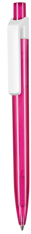 Kugelschreiber INSIDER TRANSPARENT S–magenta-pink TR/FR bedrucken, Art.-Nr. 42300_3806