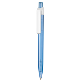 Kugelschreiber INSIDER TRANSPARENT S–caribic-blau TR/FR bedrucken, Art.-Nr. 42300_4110 Kugelschreiber INSIDER TRANSPARENT S–caribic-blau TR/FR bedrucken, Art.-Nr. 42300_4110