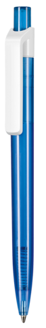 Kugelschreiber INSIDER TRANSPARENT S–royal-blau TR/FR bedrucken, Art.-Nr. 42300_4303