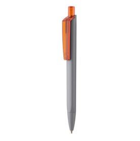 Kugelschreiber TRI-STAR SOFT STP–stein-grau/clementine-orange TR/FR bedrucken, Art.-Nr. 43531_1400_3547 Kugelschreiber TRI-STAR SOFT STP–stein-grau/clementine-orange TR/FR bedrucken, Art.-Nr. 43531_1400_3547
