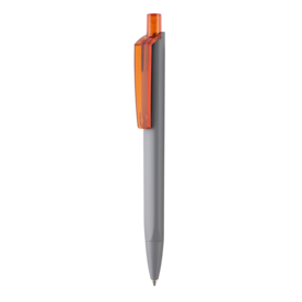 Kugelschreiber TRI-STAR SOFT STP–stein-grau/clementine-orange TR/FR bedrucken, Art.-Nr. 43531_1400_3547 Kugelschreiber TRI-STAR SOFT STP–stein-grau/clementine-orange TR/FR bedrucken, Art.-Nr. 43531_1400_3547