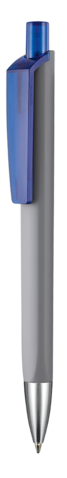 Kugelschreiber TRI-STAR SOFT ST–stein-grau/royal-blau TR/FR bedrucken, Art.-Nr. 43533_1400_4303