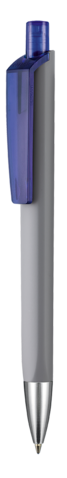 Kugelschreiber TRI-STAR SOFT ST–stein-grau/ozean-blau TR/FR bedrucken, Art.-Nr. 43533_1400_4333