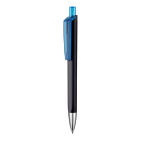 Kugelschreiber TRI-STAR SOFT ST–schwarz/caribic-blau TR/FR bedrucken, Art.-Nr. 43533_1500_4110 Kugelschreiber TRI-STAR SOFT ST–schwarz/caribic-blau TR/FR bedrucken, Art.-Nr. 43533_1500_4110