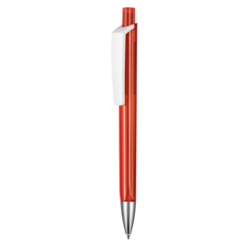 Kugelschreiber TRI-STAR TRANSPARENT S–feuer-rot TR/FR bedrucken, Art.-Nr. 53530_3609 Kugelschreiber TRI-STAR TRANSPARENT S–feuer-rot TR/FR bedrucken, Art.-Nr. 53530_3609
