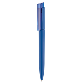 Kugelschreiber FRESH SOFT ST–azur-blau/royal-blau TR/FR bedrucken, Art.-Nr. 55801_1300_4303