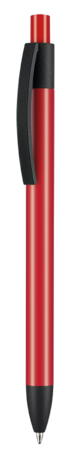 Kugelschreiber CAPRI ROT–rot bedrucken, Art.-Nr. 69816_5105