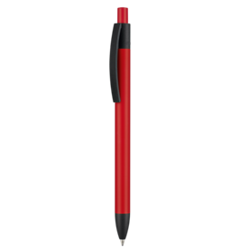 Kugelschreiber CAPRI SOFT ROT–rot bedrucken, Art.-Nr. 69916_5105