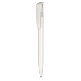 Kugelschreiber BIO-STAR–frost-weiss TR/FR bedrucken, Art.-Nr. 90071_3100 Kugelschreiber BIO-STAR–frost-weiss TR/FR bedrucken, Art.-Nr. 90071_3100