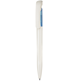 Kugelschreiber BIO-PEN–caribic-blau TR/FR bedrucken, Art.-Nr. 92000_4110