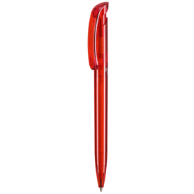 Kugelschreiber BIO-CLEAR–(3609) fire-red TR/FR bio bedrucken, Art.-Nr. 92020_3648