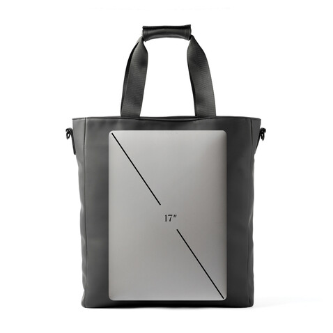VINGA Baltimore Office-Tote schwarz bedrucken, Art.-Nr. 501319