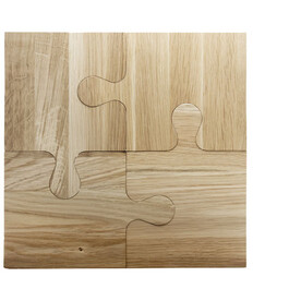 SCX.design K05 Puzzle Schneidebrett Set aus Eiche, holz bedrucken, Art.-Nr. 1PX15471