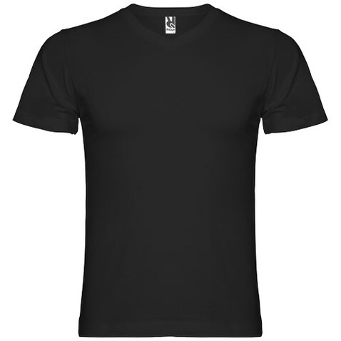 Samoyedo T-Shirt mit V-Ausschnitt für Herren, schwarz bedrucken, Art.-Nr. R65033O5 Samoyedo T-Shirt mit V-Ausschnitt für Herren, schwarz bedrucken, Art.-Nr. R65033O5