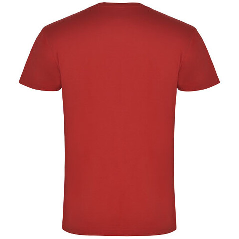 Samoyedo T-Shirt mit V-Ausschnitt für Herren, rot bedrucken, Art.-Nr. R65034I4 Samoyedo T-Shirt mit V-Ausschnitt für Herren, rot bedrucken, Art.-Nr. R65034I4