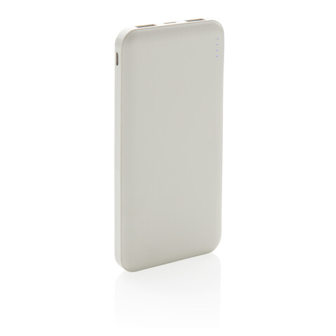 High Density 10.000 mAh Pocket Powerbank weiß bedrucken, Art.-Nr. P324.793