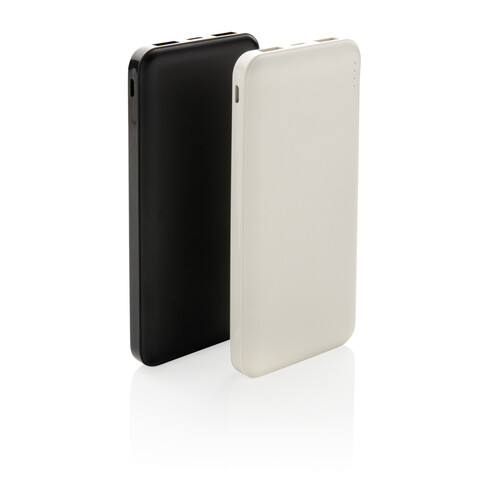 High Density 10.000 mAh Pocket Powerbank weiß bedrucken, Art.-Nr. P324.793