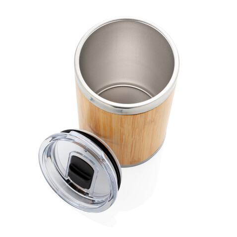 Bambus Coffee-To-Go Becher braun bedrucken, Art.-Nr. P432.339