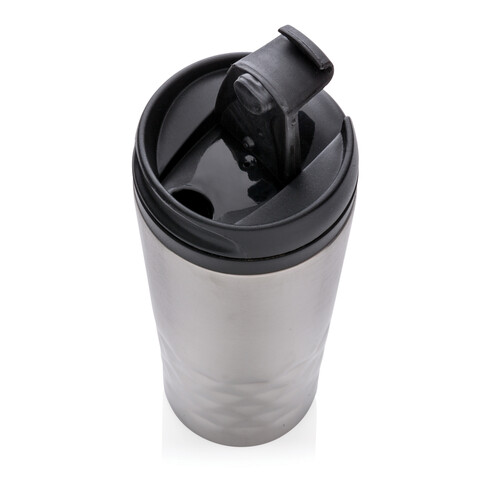Geometrischer Becher silber bedrucken, Art.-Nr. P432.362