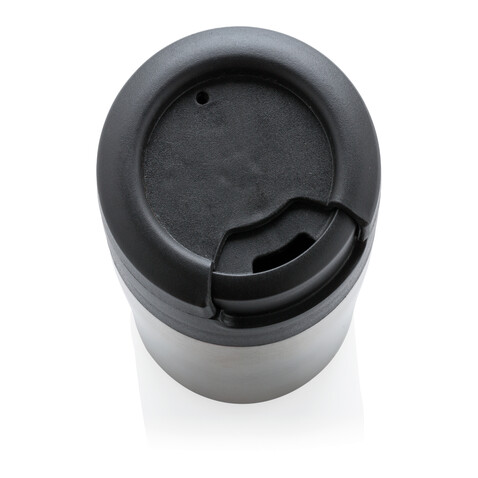 Coffee to go Becher silber bedrucken, Art.-Nr. P432.922