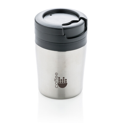 Coffee to go Becher silber bedrucken, Art.-Nr. P432.922