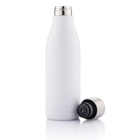 Vakuum Stainless Steel Flasche mit UV-C Sterilisator weiß bedrucken, Art.-Nr. P436.643