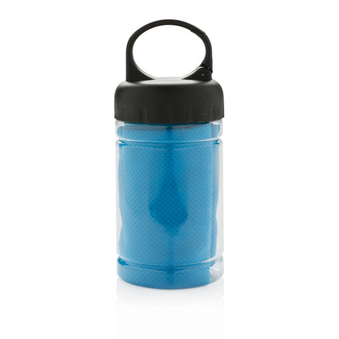Kühlhandtuch blau bedrucken, Art.-Nr. P453.775