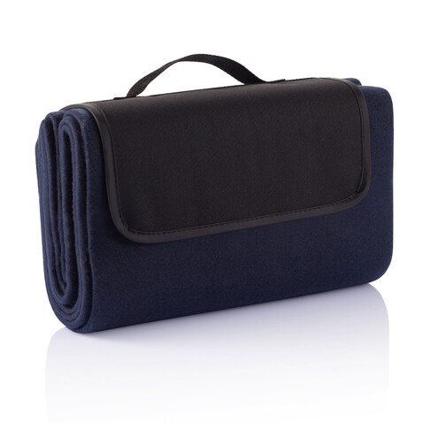 Picknickdecke navy blau bedrucken, Art.-Nr. P459.095