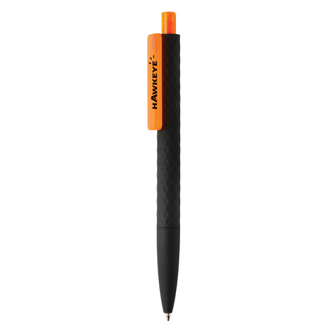 X3-Black mit Smooth-Touch orange, schwarz bedrucken, Art.-Nr. P610.978