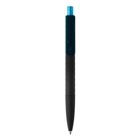 X3-Black mit Smooth-Touch hellblau, schwarz bedrucken, Art.-Nr. P610.975