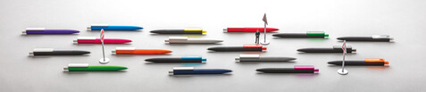 X3-Black mit Smooth-Touch hellblau, schwarz bedrucken, Art.-Nr. P610.975