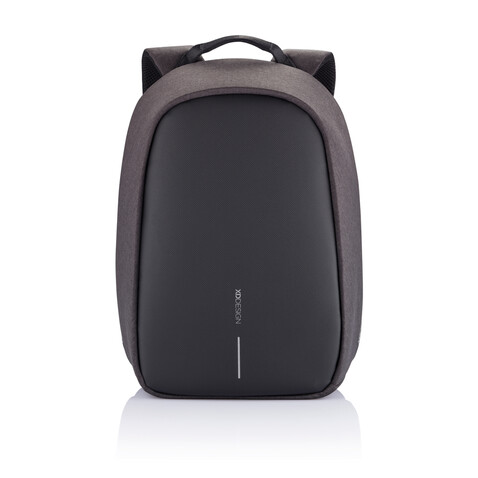 Bobby Hero Small Anti-Diebstahl-Rucksack anthrazit, grau bedrucken, Art.-Nr. P705.701