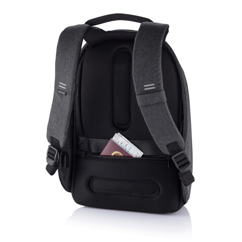 Bobby Hero XL Anti-Diebstahl-Rucksack anthrazit, grau bedrucken, Art.-Nr. P705.711