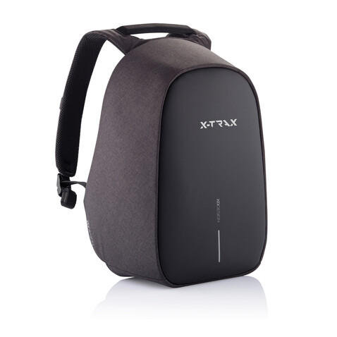 Bobby Hero XL Anti-Diebstahl-Rucksack anthrazit, grau bedrucken, Art.-Nr. P705.711