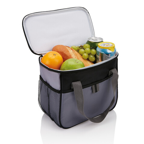 Basic Kühltasche schwarz, grau bedrucken, Art.-Nr. P733.031 Basic Kühltasche schwarz, grau bedrucken, Art.-Nr. P733.031