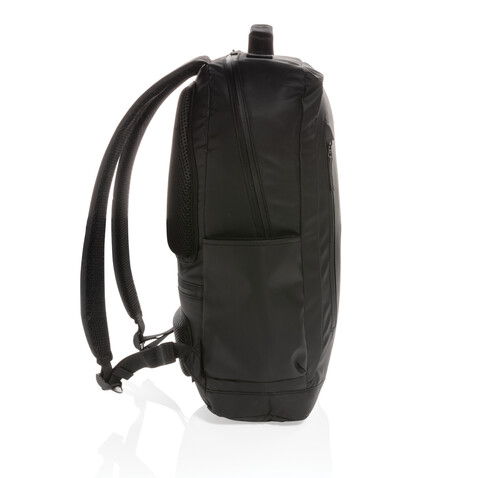 Fashion schwarzer 15.6&quot; Laptop-Rucksack, PVC-frei schwarz bedrucken, Art.-Nr. P760.131