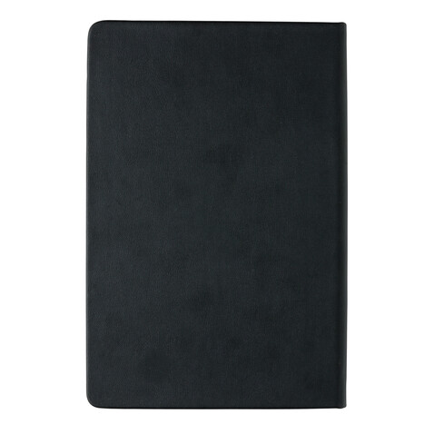 A5 Deluxe Notizbuch mit Fächern schwarz bedrucken, Art.-Nr. P773.011