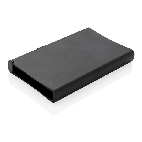 Aluminium RFID Kartenhalter schwarz bedrucken, Art.-Nr. P820.041