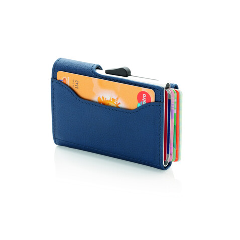 C-Secure RFID Kartenhalter und Geldbörse blau bedrucken, Art.-Nr. P850.515